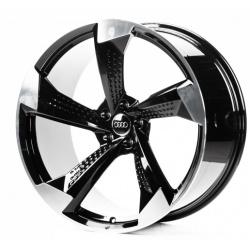WS-A003C gloss black machined face