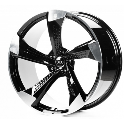 WS-A003C gloss black machined face