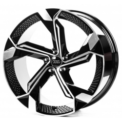 WS-A006C gloss black machined face
