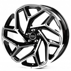 WS-A008C gloss black machined face