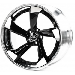 WS-A010C gloss black machined face