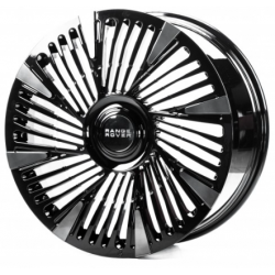 WS-LR22C gloss black dark machined face