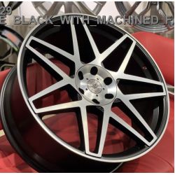 WS2129 matt black machined face