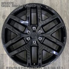 WS Forged WS2278 10x22 6x135 ET30 DIA87,1 (gloss black)
