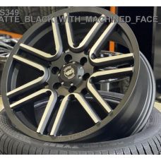 WS Forged WS349 8,5x20 6x135 ET30 DIA87,1 (matt black machined face)