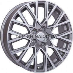 Fiat (W168) Gran Sasso matt gun metal polished
