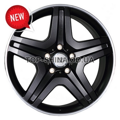 Mercedes (W775) Miyagi dull black lip polished