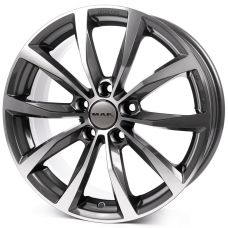 MAK WOLF Gun Metal Mirror Face R18 W7.5 PCD5x112 ET50 DIA57.1