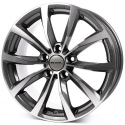 Wolf gun metal mirror