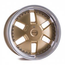 AXXION Y1 Gold Glanz mit poliertem Felgenbett (GG+ - ML+) R20 W11 PCD5x112 ET32 DIA66.6