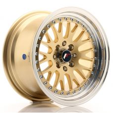 JAPAN RACING JR10 Gold Machined Lip R15 W8 PCD4x100/108 ET20 DIA74.1