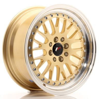 Диски JAPAN RACING JR10 Gold Machined Lip R16 W7 PCD4x100/108 ET30 DIA67.1
