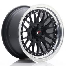 JAPAN RACING JR10 Matt Black Machined Lip R15 W8 PCD4x100/108 ET20 DIA74.1