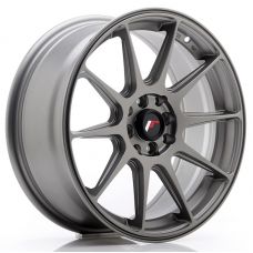 JAPAN RACING JR11 Matt Gun Metal R17 W7.25 PCD4x100/114.3 ET35 DIA73.1