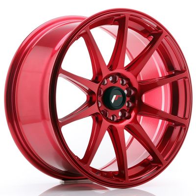 Диски JAPAN RACING JR11 Platinum Red R18 W8.5 PCD5x112/114.3 ET40 DIA74.1