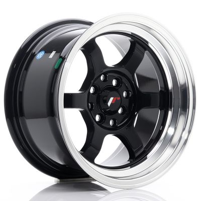 Диски JAPAN RACING JR12 Glossy Black R15 W8.5 PCD4x100/114.3 ET13 DIA73.1