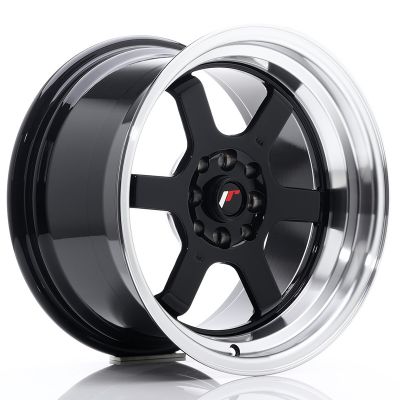 Диски JAPAN RACING JR12 Glossy Black R16 W9 PCD4x100/114.3 ET10 DIA73.1