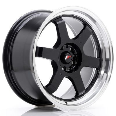 Диски JAPAN RACING JR12 Glossy Black R18 W9 PCD5x114.3/120 ET25 DIA74.1