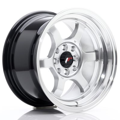 Диски JAPAN RACING JR12 Hyper Silver R15 W8.5 PCD4x100/114.3 ET13 DIA73.1