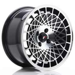 JR14 Glossy Black Machined Face