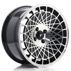 JAPAN RACING JR14 Glossy Black Machined Face R16 W8 PCD4x100 ET15 DIA74.1
