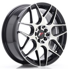JAPAN RACING JR18 Black Machined R17 W7 PCD5x100/114.3 ET40 DIA73.1
