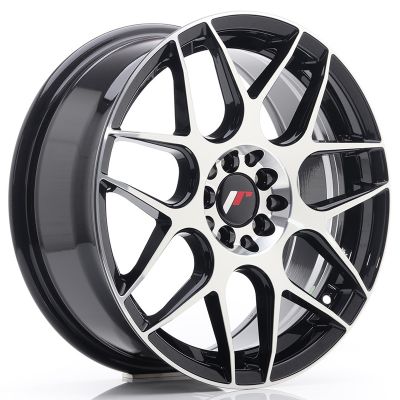 Диски JAPAN RACING JR18 Black Machined R17 W7 PCD5x100/114.3 ET40 DIA73.1