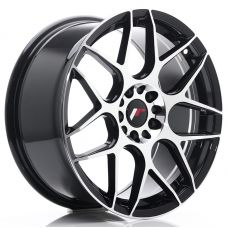 JAPAN RACING JR18 Black Machined R18 W8.5 PCD5x100/120 ET35 DIA74.1