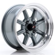 JAPAN RACING JR19 Gun metal R14 W7 PCD4x100 ET0 DIA73.1