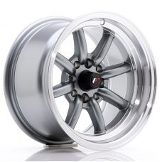 JAPAN RACING JR19 Gun Metal R14 W8 PCD4x100/114.3 ET-13 DIA73.1