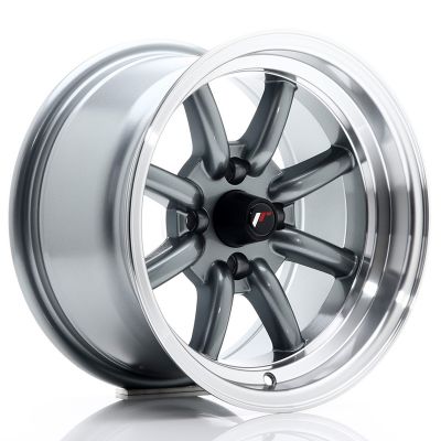 Диски JAPAN RACING JR19 Gun metal R14 W8 PCD4x100 ET-13 DIA73.1