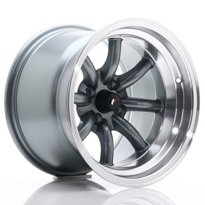 Диски JAPAN RACING JR19 Gun metal R15 W10.5 PCD4x100 ET-32 DIA73.1