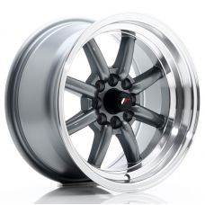 JAPAN RACING JR19 Gun metal R15 W8 PCD4x100/114.3 ET0 DIA73.1