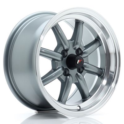 Диски JAPAN RACING JR19 Gun metal R15 W8 PCD4x100 ET20 DIA73.1