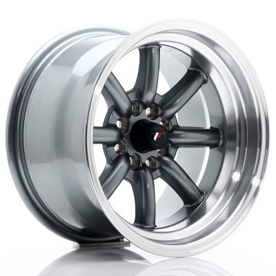 Диски JAPAN RACING JR19 Gun metal R15 W9 PCD4x100/108 ET-13 DIA73.1