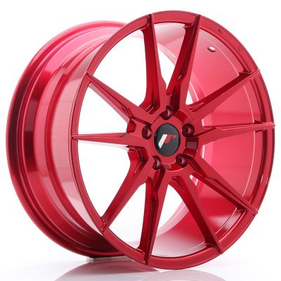 Диски JAPAN RACING JR21 Platinum Red R19 W8.5 PCD5x114.3 ET40 DIA67.1
