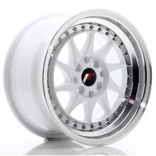 JAPAN RACING JR26 White Machined Lip R15 W8 PCD4x100/108 ET25 DIA67.1