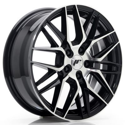 Диски JAPAN RACING JR28 Glossy Black Machined Face R17 W7 PCD5x112 ET40 DIA66.6