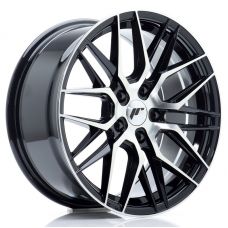 JAPAN RACING JR28 Glossy Black Machined Face R17 W8 PCD5x112 ET40 DIA66.6