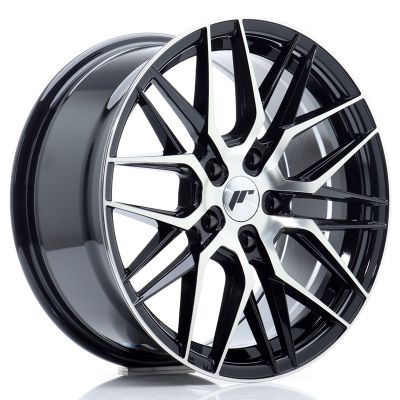 Диски JAPAN RACING JR28 Glossy Black Machined Face R17 W8 PCD5x112 ET40 DIA66.6