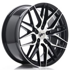 JAPAN RACING JR28 Glossy Black Machined Face R18 W8.5 PCD5x112 ET40 DIA66.6