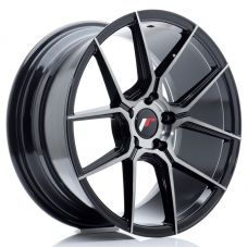JAPAN RACING JR30 Black Brushed Tinted Face R18 W8.5 PCD5x112 ET40 DIA66.6