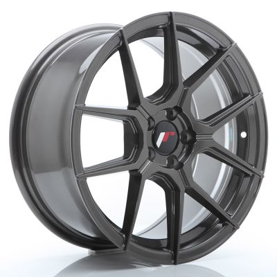Диски JAPAN RACING JR30 Hyper Gray R17 W8 PCD5x100 ET40 DIA67.1
