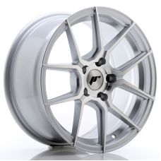 JAPAN RACING JR30 Silver Machined Face R17 W8 PCD5x112 ET40 DIA66.6