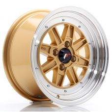 JAPAN RACING JR31 Gold Machined Lip R15 W7.5 PCD4x100 ET20 DIA73.1