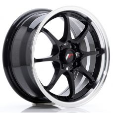 JAPAN RACING JR5 Glossy Black Machined Lip R15 W7 PCD4x100 ET35 DIA73.1