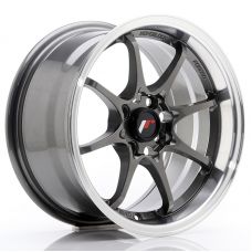 JAPAN RACING JR5 Gun Metal Machined Lip R15 W8 PCD4x100 ET28 DIA73.1