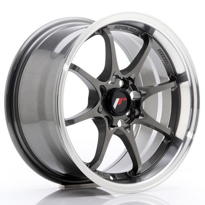 Диски JAPAN RACING JR5 Gun Metal Machined Lip R15 W8 PCD4x100 ET28 DIA73.1