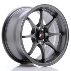 JAPAN RACING JR5 Matt Gun Metal R15 W8 PCD4x100 ET28 DIA73.1