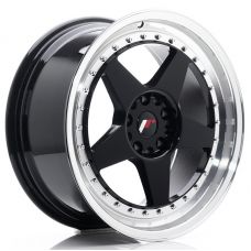 JAPAN RACING JR6 Glossy Black Machined Lip R18 W8.5 PCD5x114.3/120 ET22 DIA74.1 JAPAN RACING JR6 Glossy Black Machined Lip R18 W8.5 PCD5x114.3/120 ET22 DIA74.1